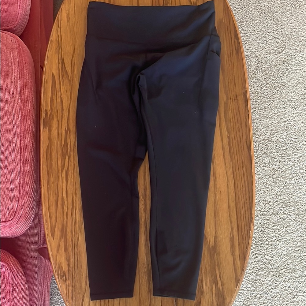Lululemon Athletica Black Leggings Stretchy Athletic Fit